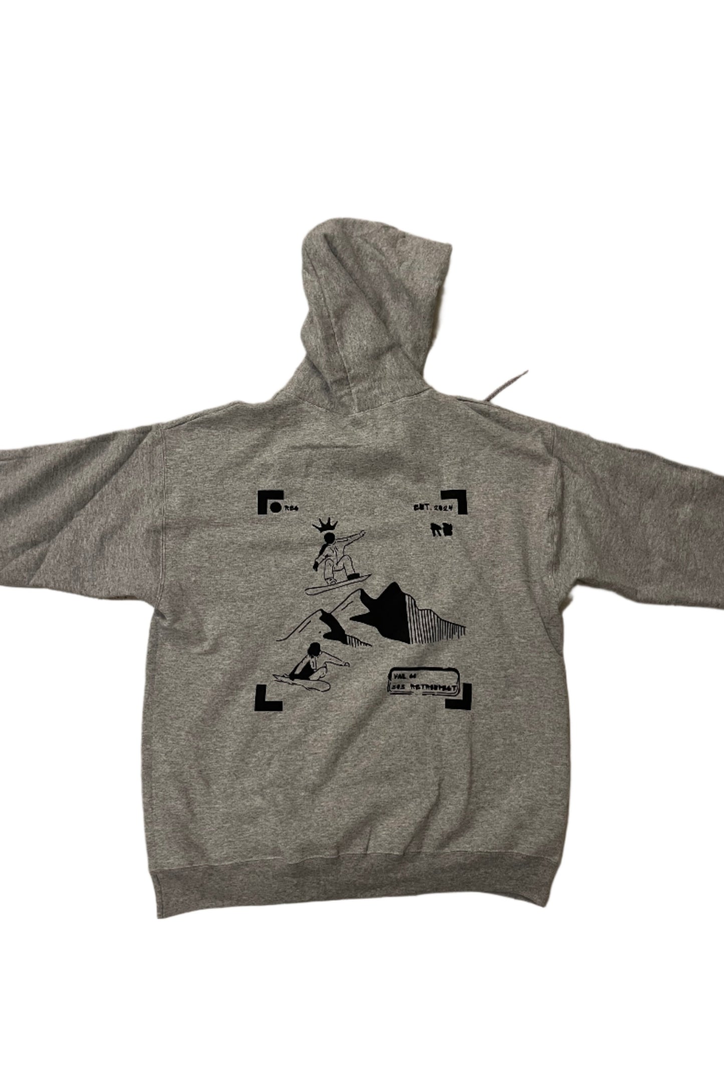 Graphic Snowboarding hoodie